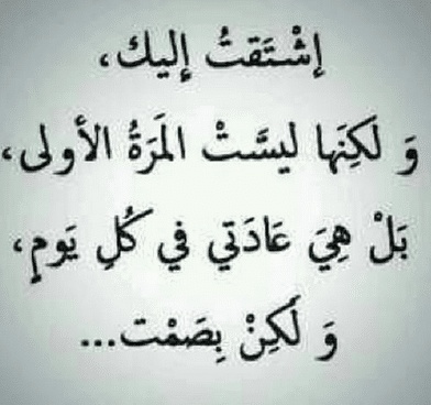 كلمات عن الحبيب الغائب