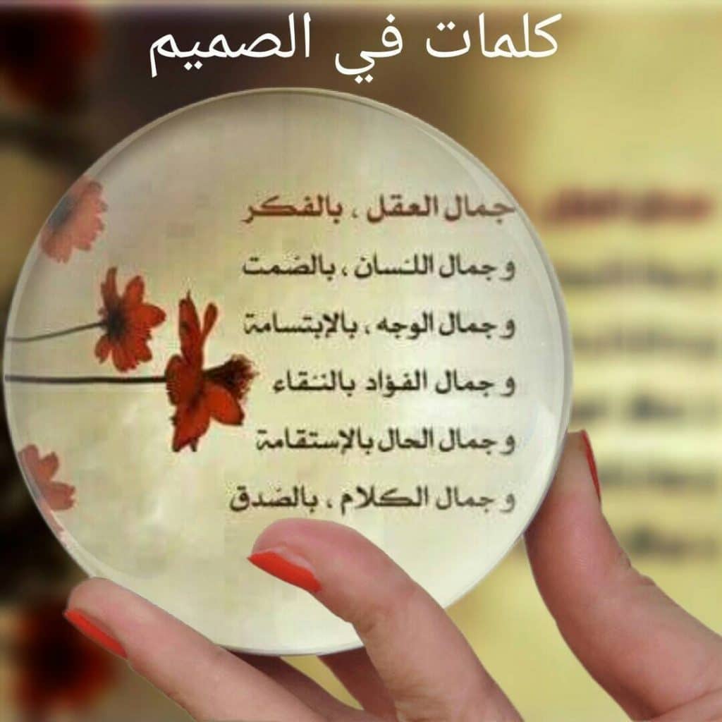 كلمات في الصميم لمن يفهمها