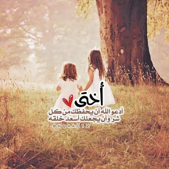 كلمات وصور عن الاخت