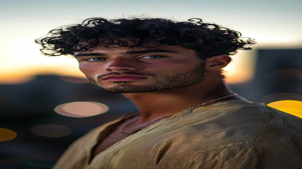 صورة كيف اجعل شعري مجعد للرجال