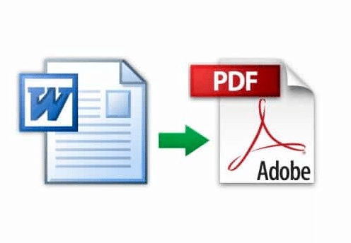 كيف احول الوورد الى pdf
