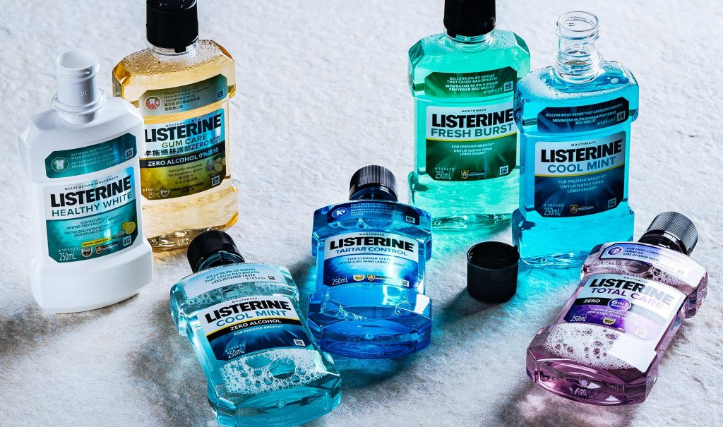 كيفية استخدام listerine