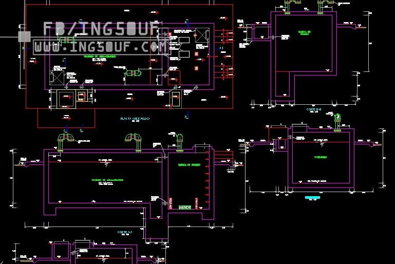 مخططات خزان مياه ارضي