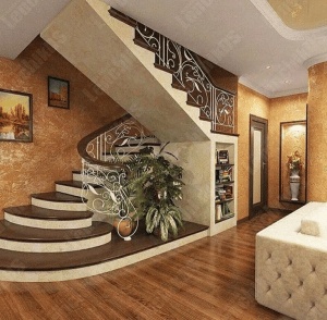 مخططات فلل دورين درج داخلي