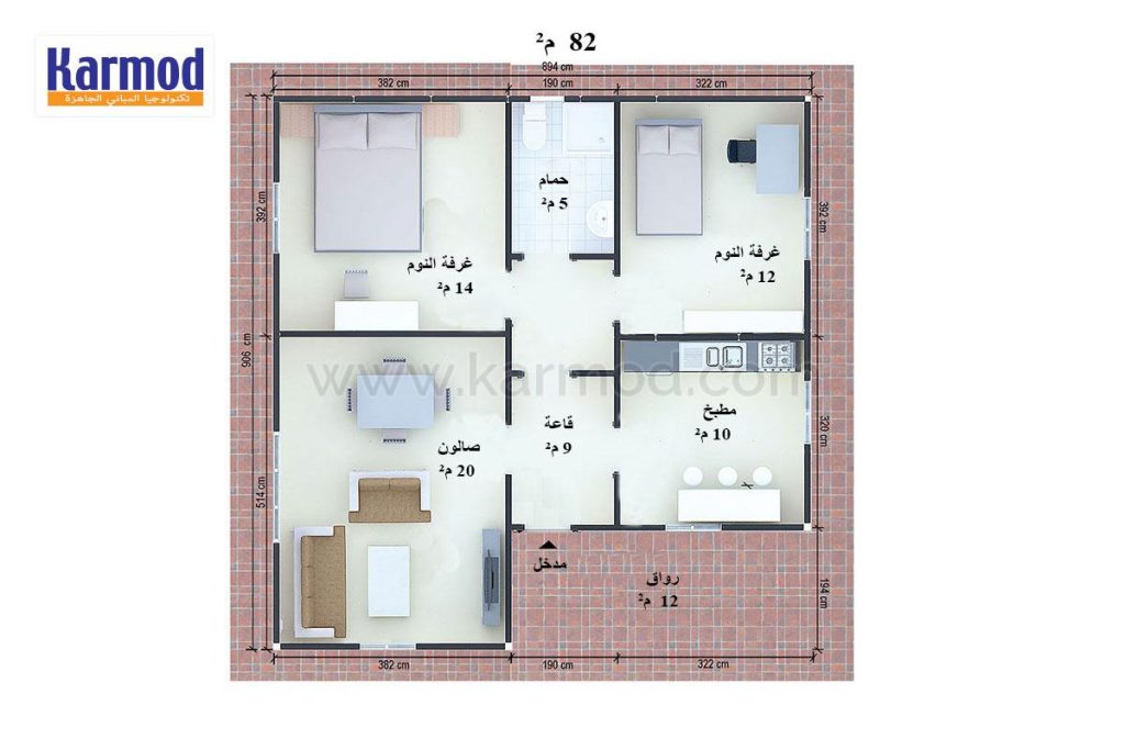 مخططات قصور صغيرة