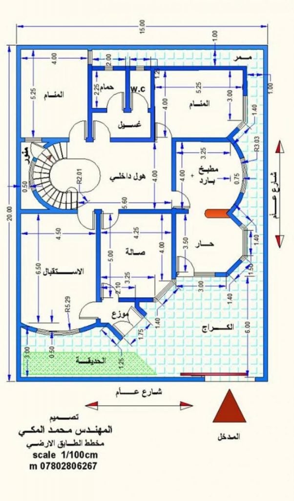 مخططات هندسية للمنازل