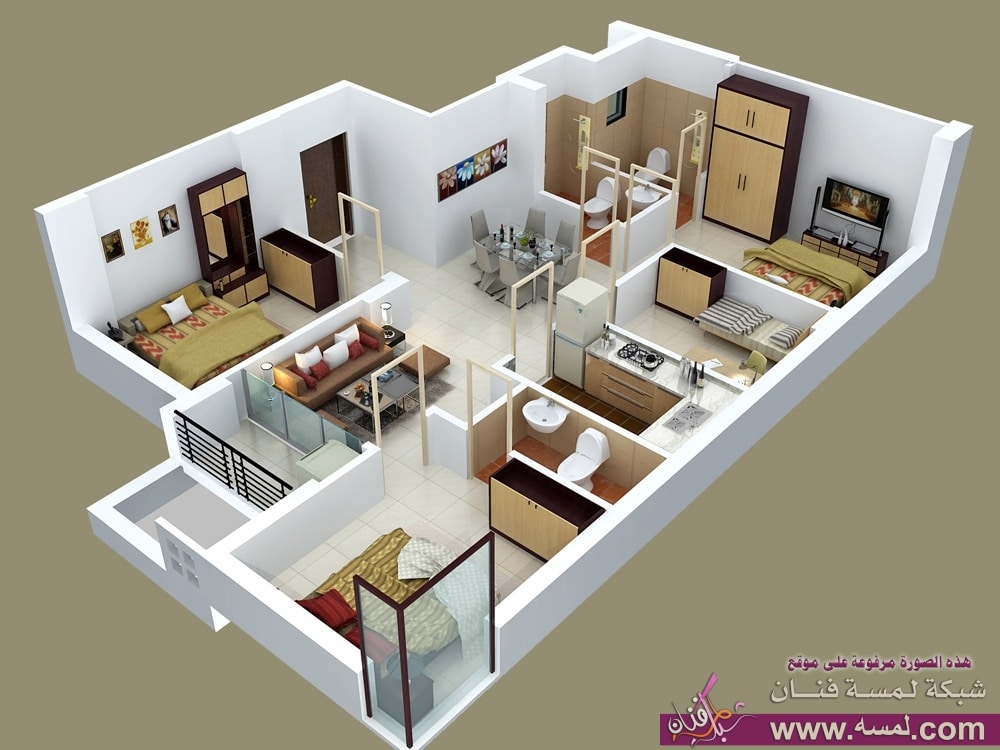 مخططات هندسية للمنازل