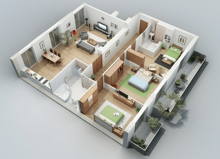 مخططات هندسية للمنازل