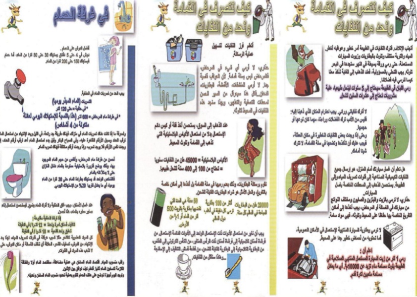 مطويات عن البيئة والتلوث