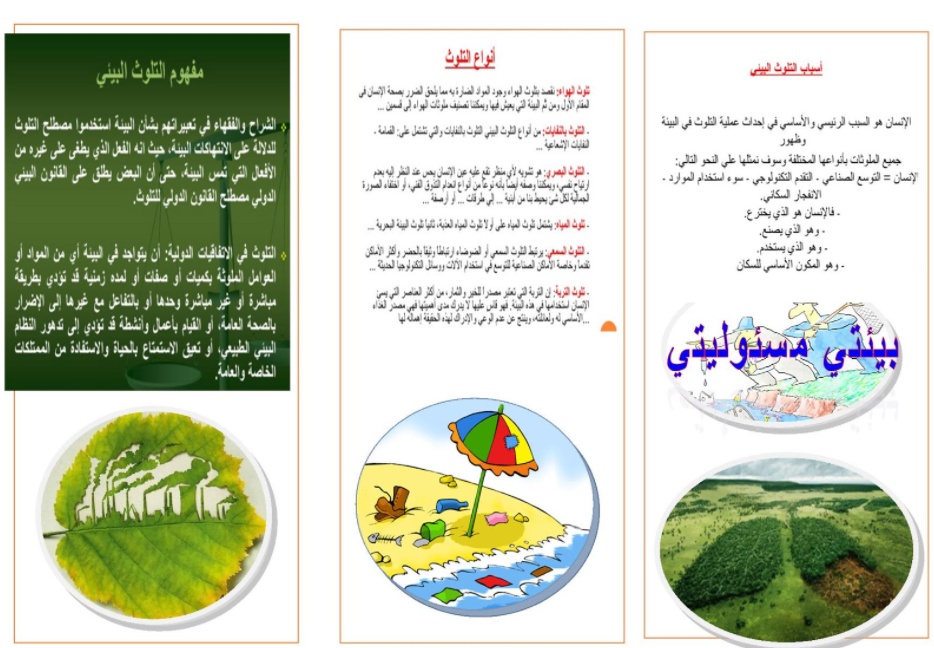 مطويات عن البيئة