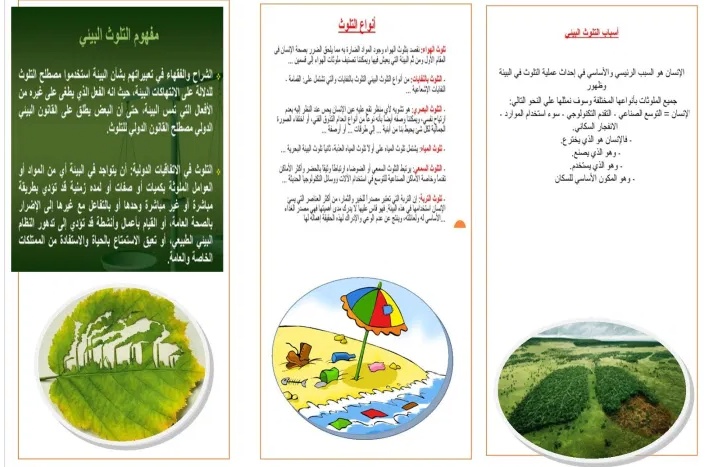 مطويات عن البيئة