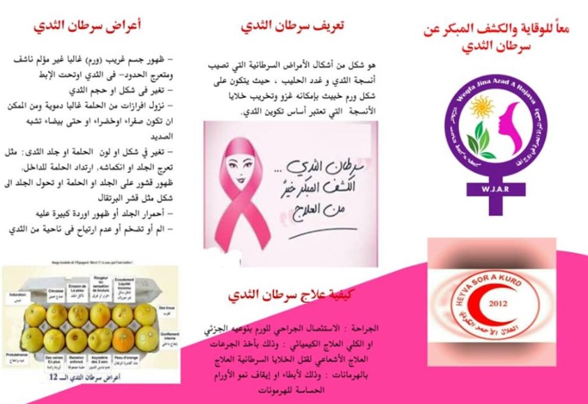 مطويات عن سرطان الثدي