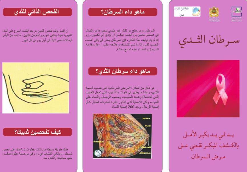مطويات عن سرطان الثدي