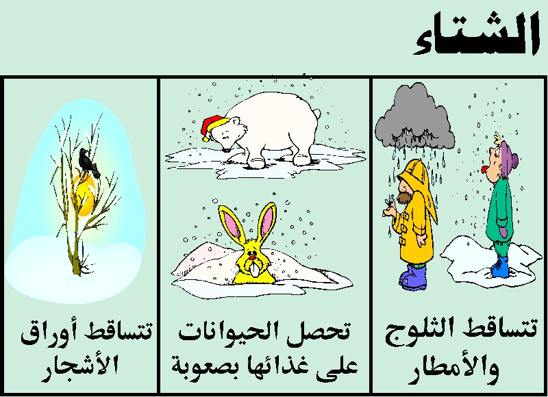 مطويات عن فصل الشتاء