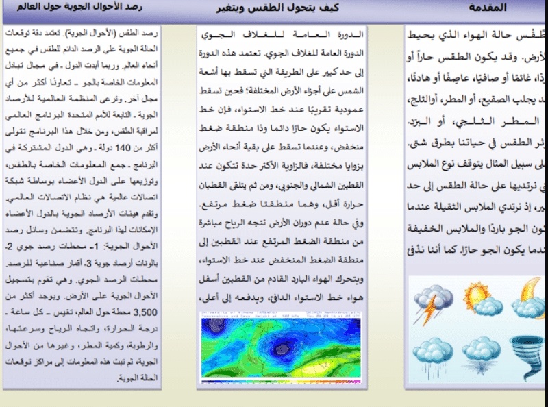 مطويات عن فصل الشتاء