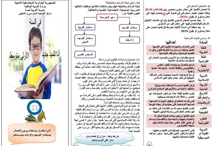 مطويات عن قلق الامتحان