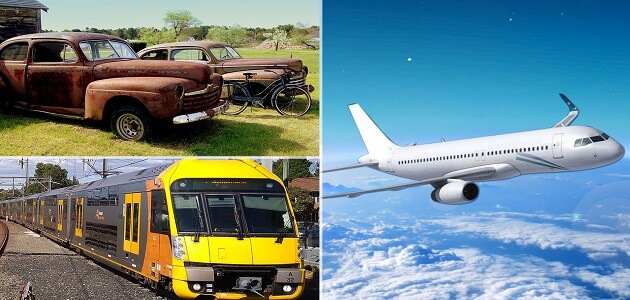 مطويات عن وسائل المواصلات