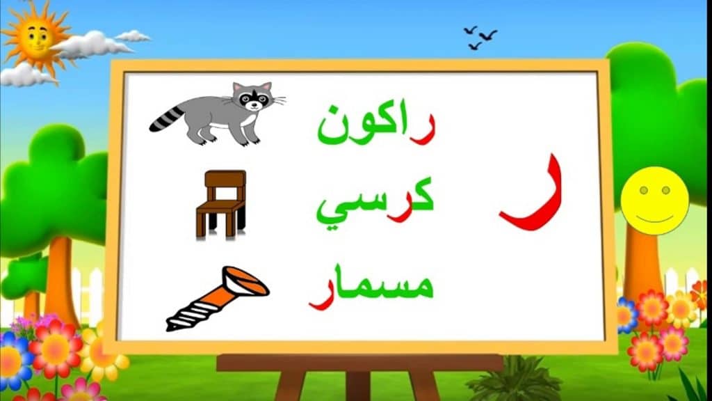 مطوية عن حرف الراء