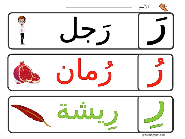 مطوية عن حرف الراء