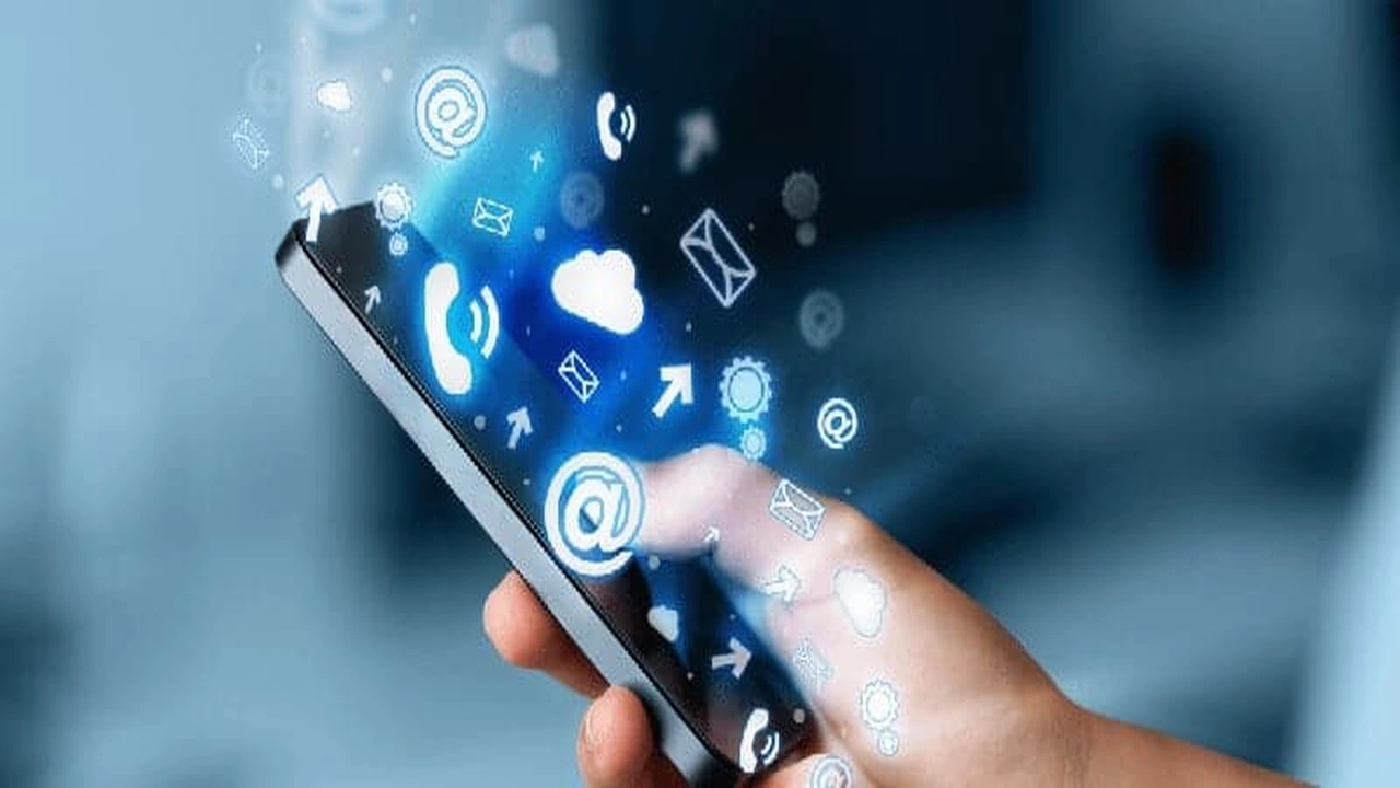 صورة مقدمة عرض خاتمة عن الهاتف المحمول