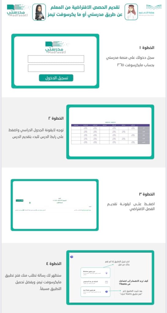 منصة مدرستي جدولي