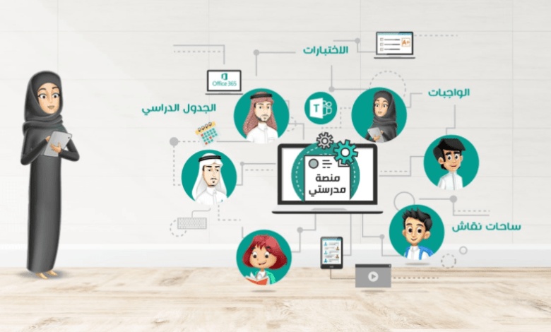 موقع منصة مدرستي