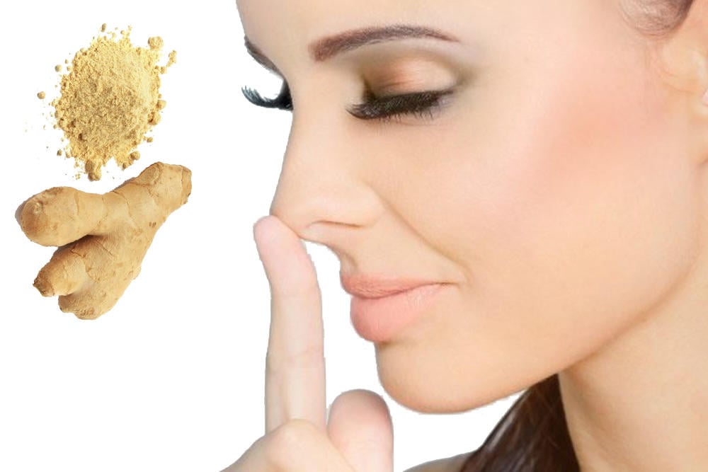 مين جربت الزنجبيل لتصغير الأنف