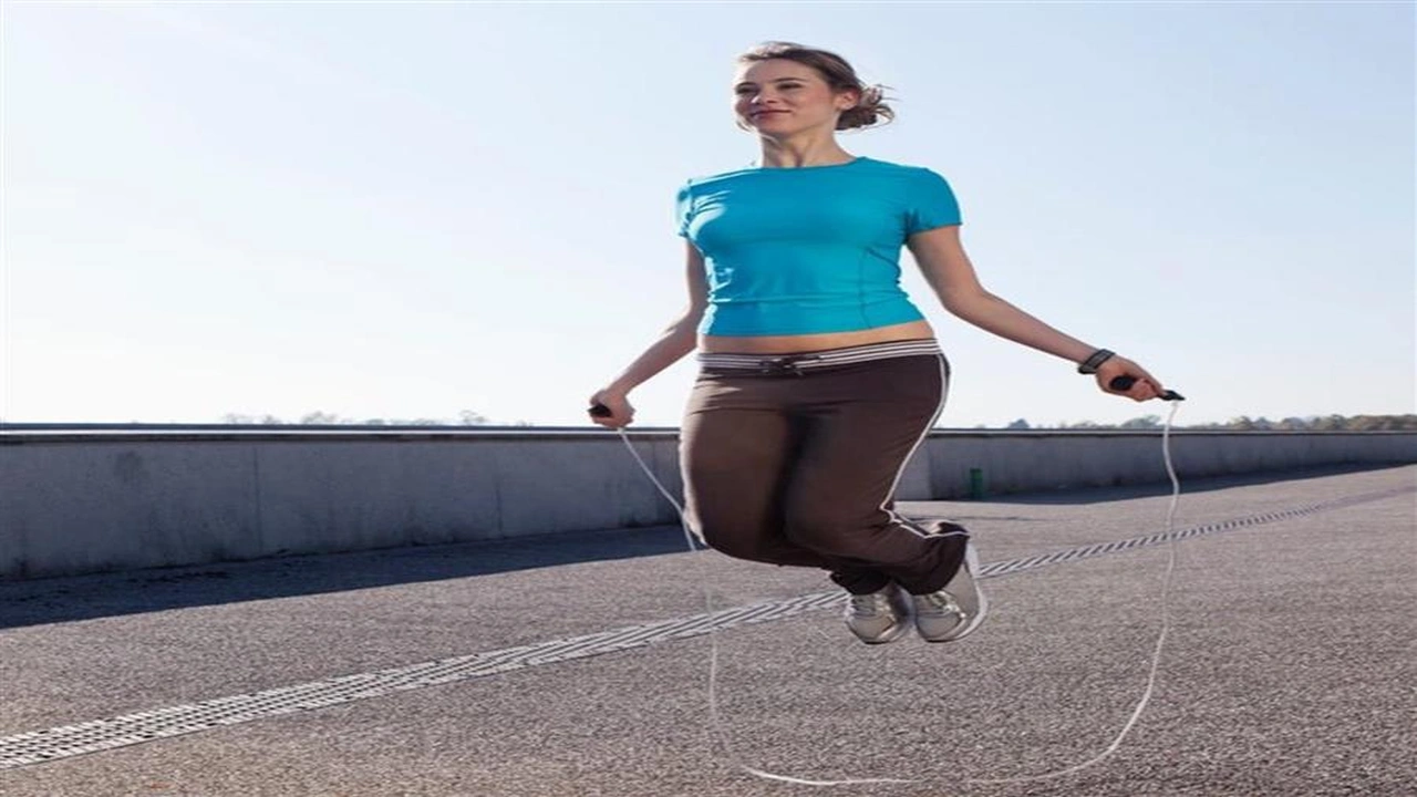 صورة مين جربت نط الحبل ونحفت