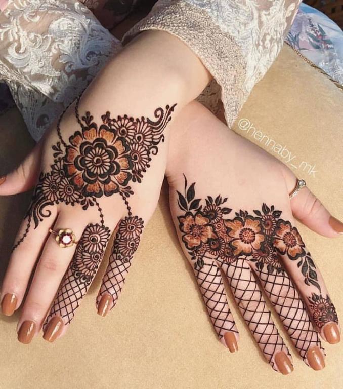 نقش حناء خليجي