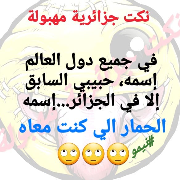 نكت جزائرية مضحكة جدا مكتوبة