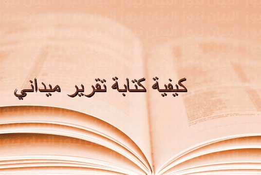 نموذج تقرير الخبرة الميدانية