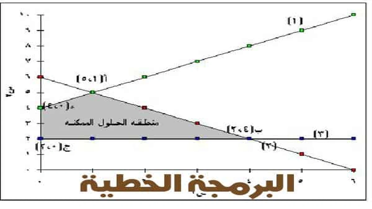 صورة ورقة عمل البرمجة الخطية
