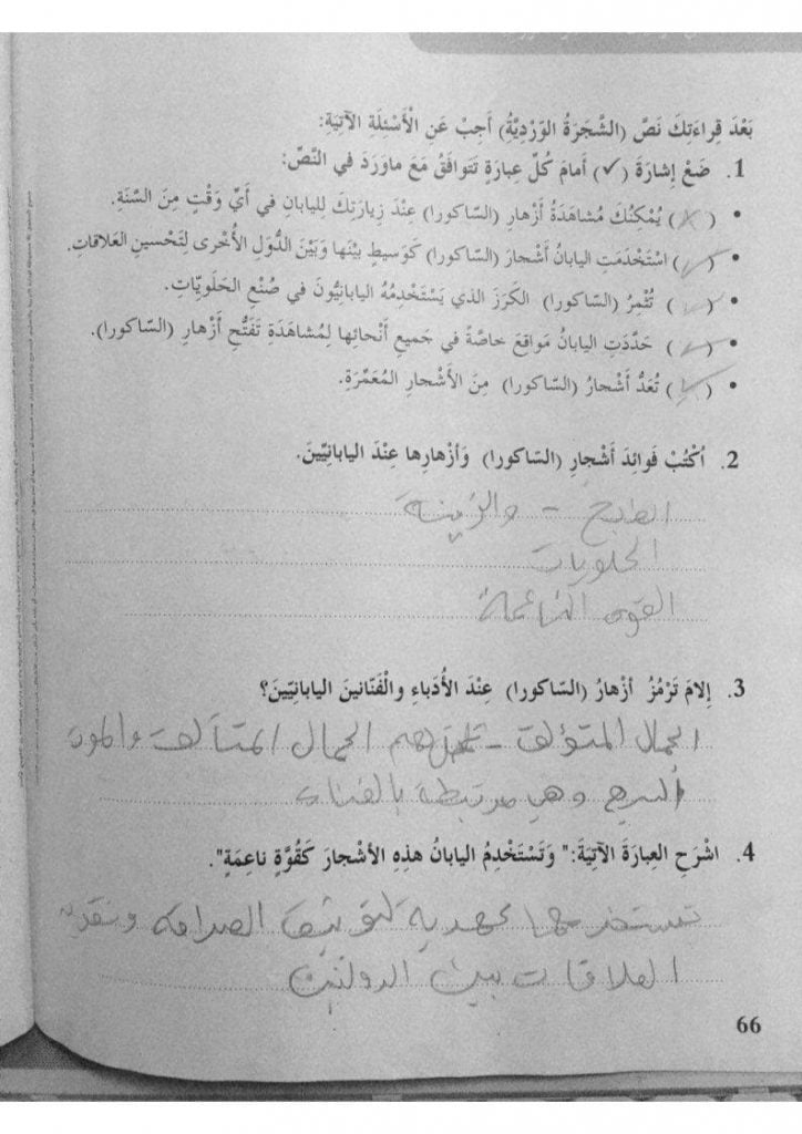 ورقة عمل الشجرة الوردية