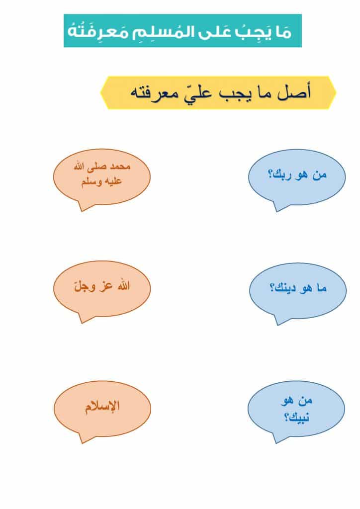 ورقة عمل الله الرزاق